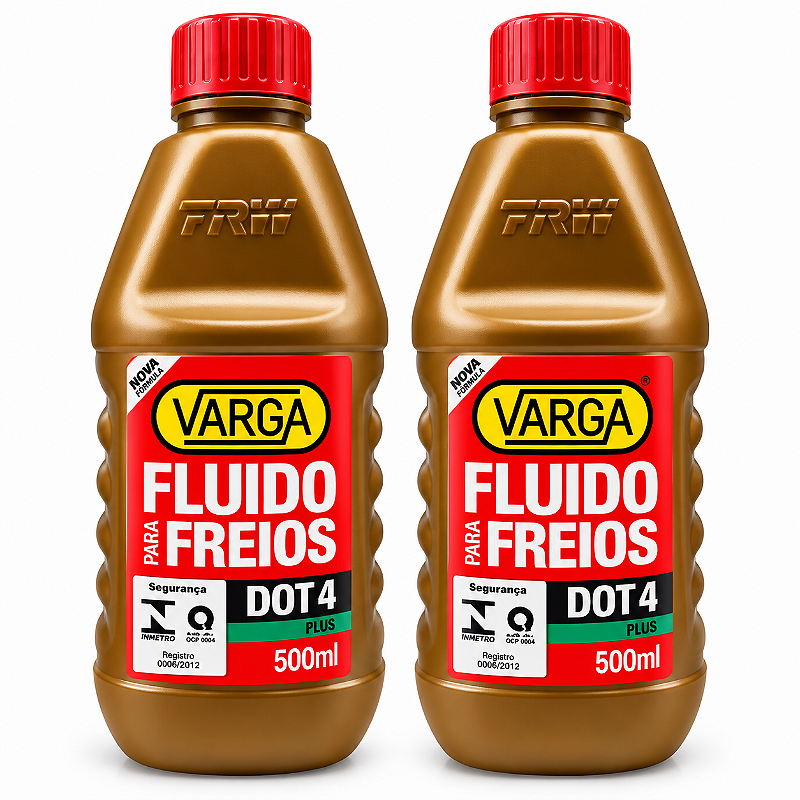 Kit 2 Fluido De Freio Óleo Dot4 Varga Trw 500ml Original