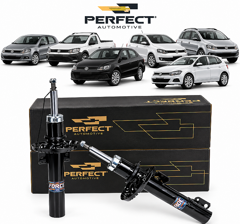 Par Amortecedor Dianteiro Gol Fox Voyage Saveiro Perfect