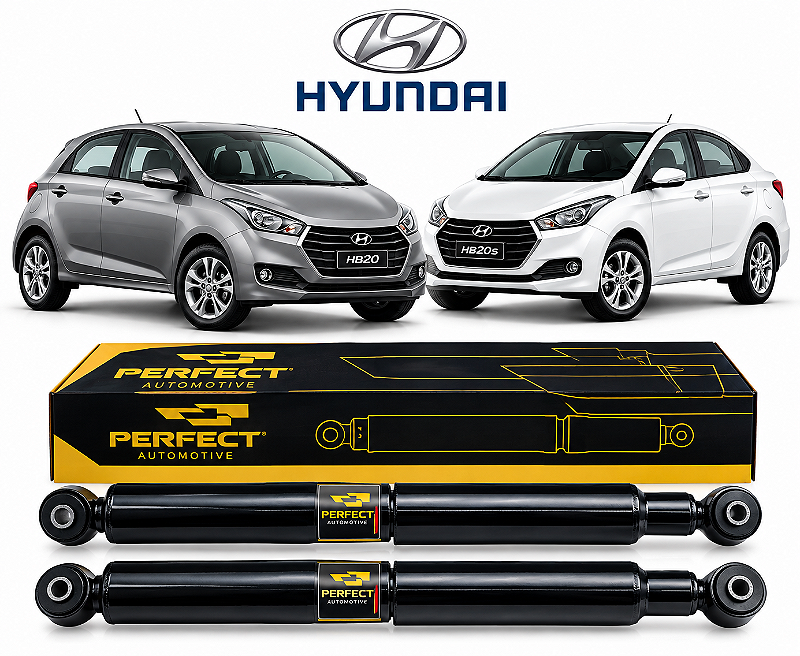 Par Amortecedor Traseiro Hyundai HB20 Perfect