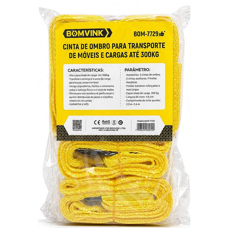 Cinta de Ombro para Transporte de Móveis e Cargas