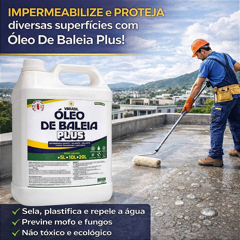 Óleo de Baleia Plus Impermeabilizante Multiuso [5 Litros]