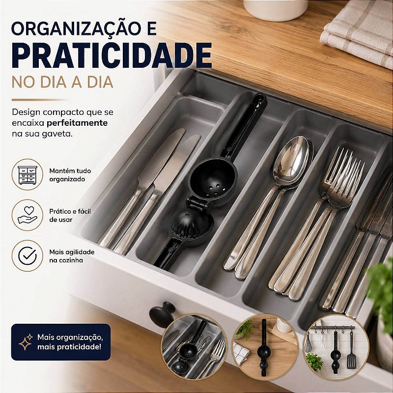 Espremedor de Limão Manual em Metal