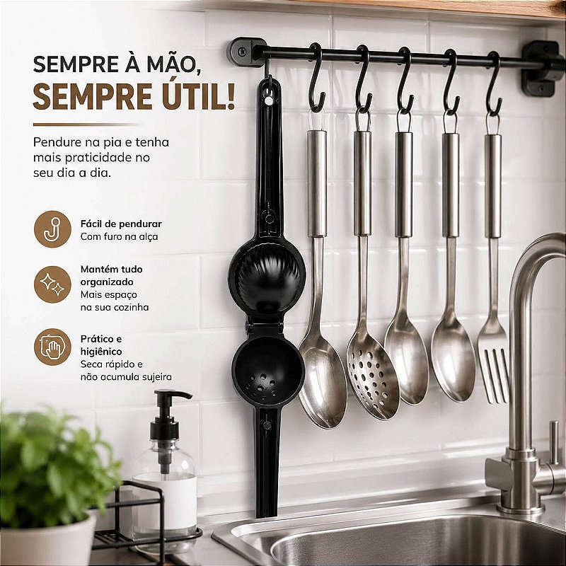 Espremedor de Limão Manual em Metal