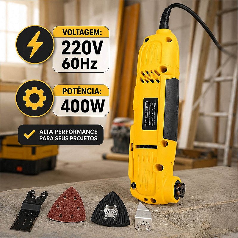 Lixadeira Oscilante Multifuncional 400W [220V]