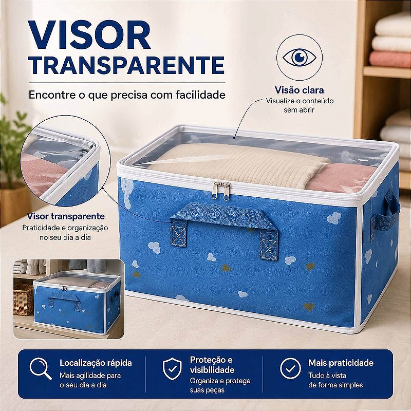 Organizador de Edredons Cobertor Multiuso [Azul]