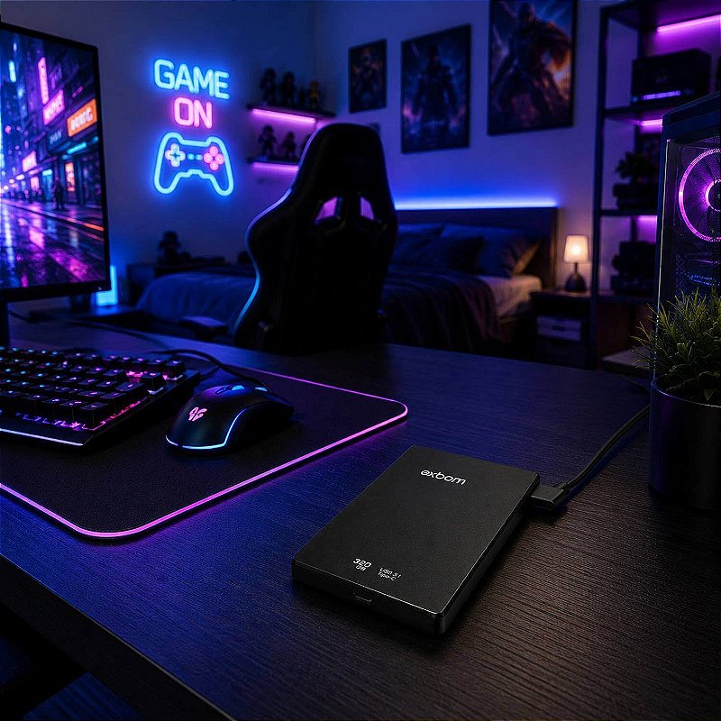 HD Externo Slimvault 320GB USB 3.1