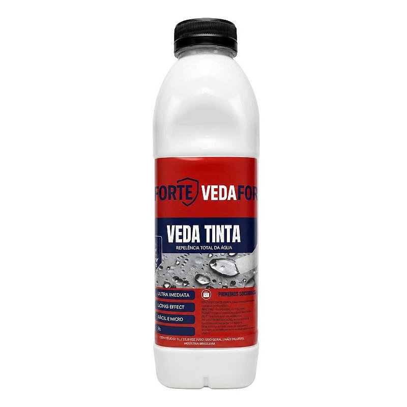 Veda Tinta Impermeabilizante Hidrorrepelente Veda Forte [1 Litro]