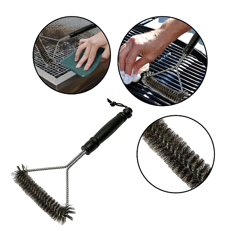 Escova de Limpeza para Grelha Churrasqueira