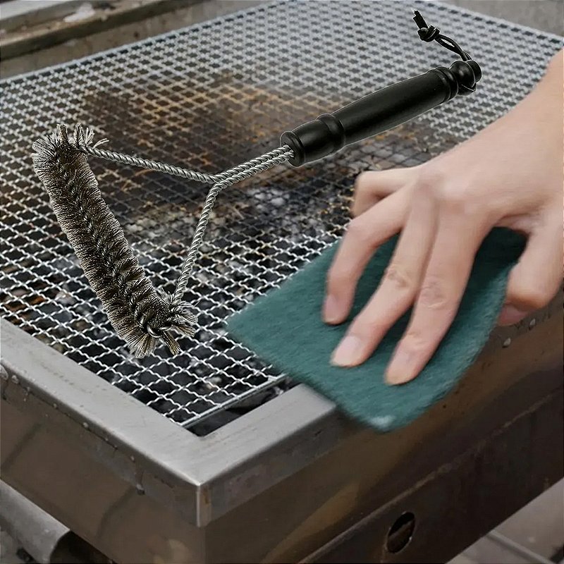 Escova de Limpeza para Grelha Churrasqueira
