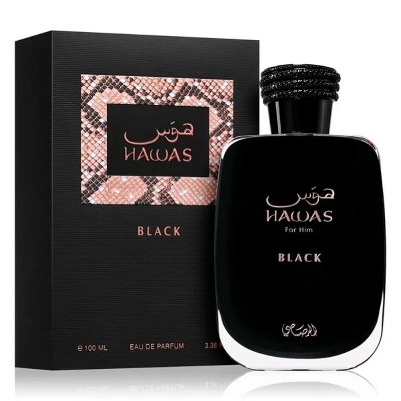 LATAFFA HAWAS BLACK RASASI - Eau de Parfum Masculino 100 ml