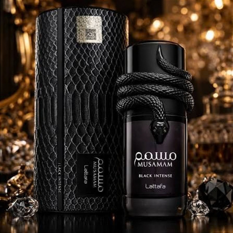 LATAFFA MUSAMAM BLACK INTENSE - Eau de Parfum Masculino 100 ml