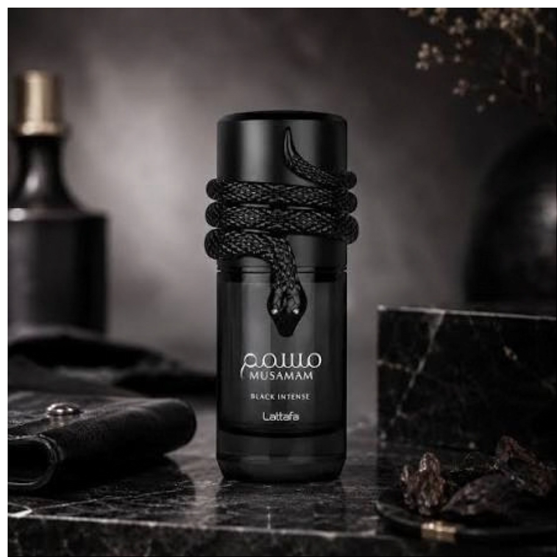 LATAFFA MUSAMAM BLACK INTENSE - Eau de Parfum Masculino 100 ml