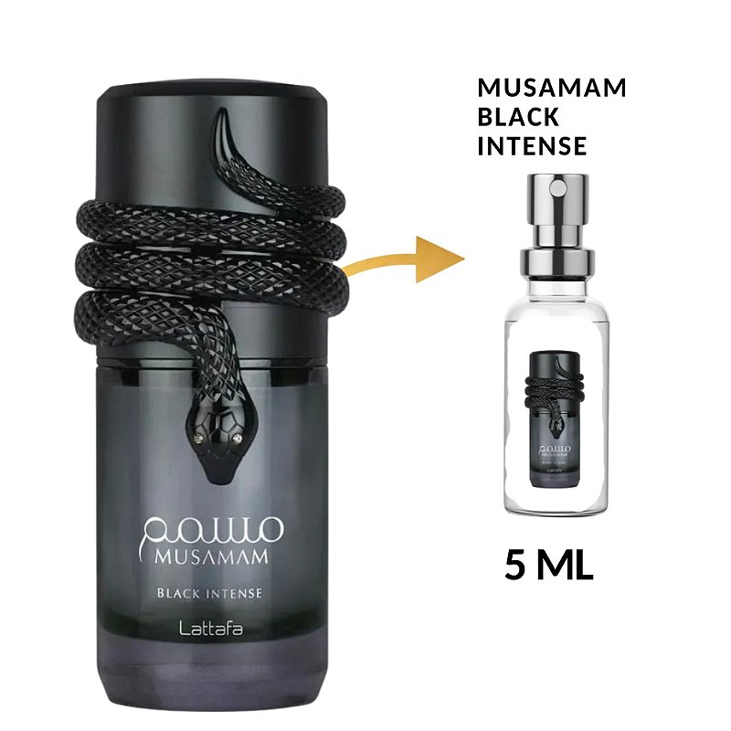 LATAFFA MUSAMAM BLACK INTENSE - Eau de Parfum Masculino 5 ml