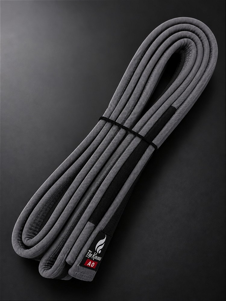 Faixa Classica Cinza com Preto