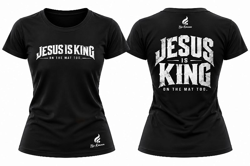 Camiseta Jesus is King Feminina