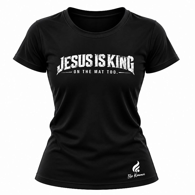 Camiseta Jesus is King Feminina