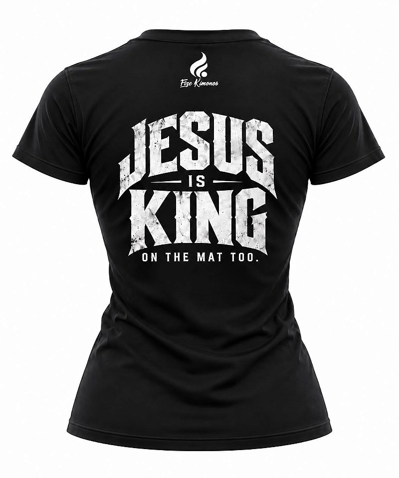 Camiseta Jesus is King Feminina