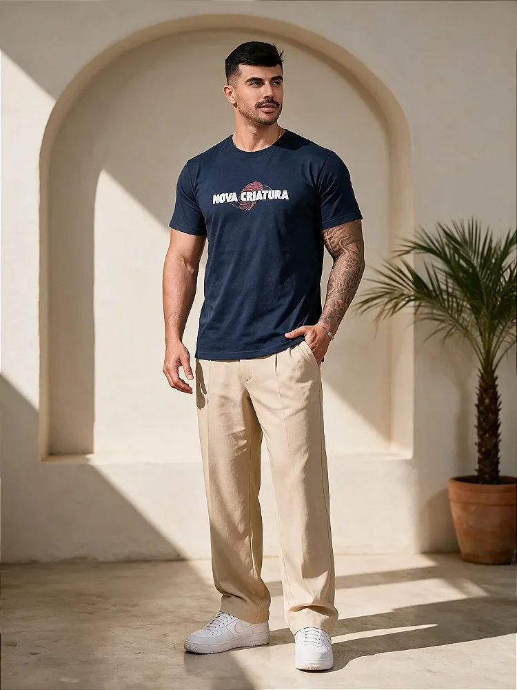 Camiseta Tshirt Feminino e Masculino "Nova Criatura"