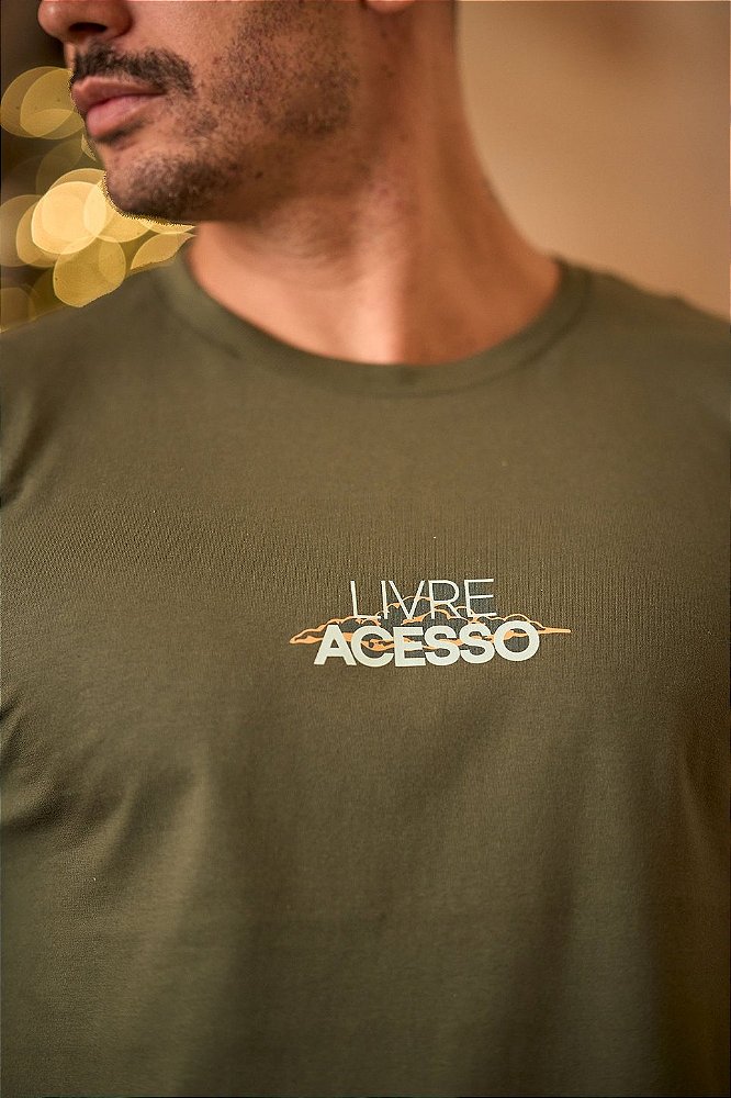 Camiseta Tshirt Feminino e Masculino "Livre acesso"