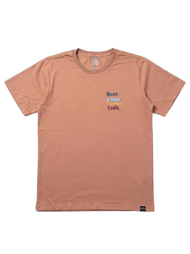 Camiseta Tshirt Feminino e Masculino "Deus é bom o tempo todo"