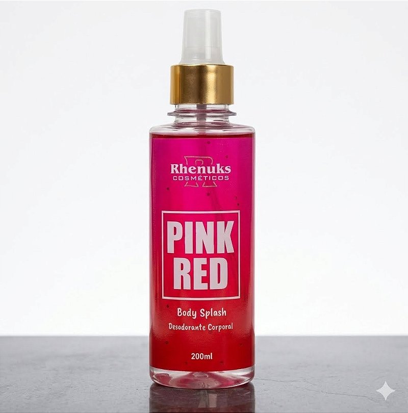 Body Splash Pink Red da Rhenuks Cosméticos