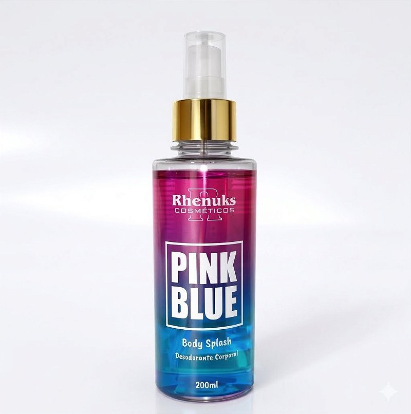Body Splash Pink Blue da Rhenuks Cosméticos