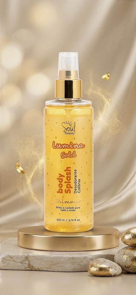Body Splash Lumina Gold da Soul Cosméticos
