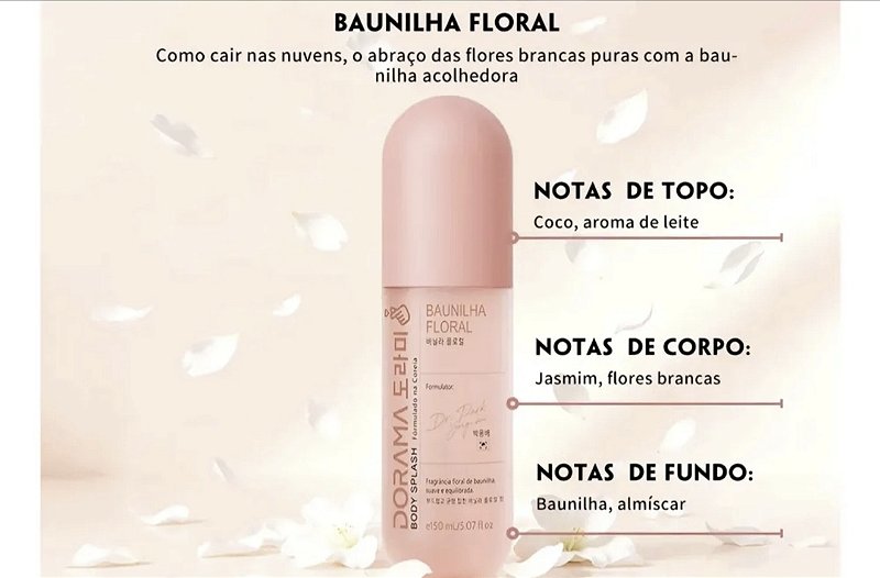 Body Splash Dorama Baunilha Floral