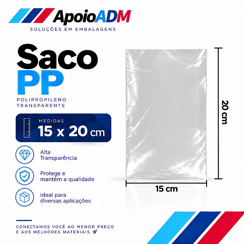 Saco / Saquinho PP 15x20