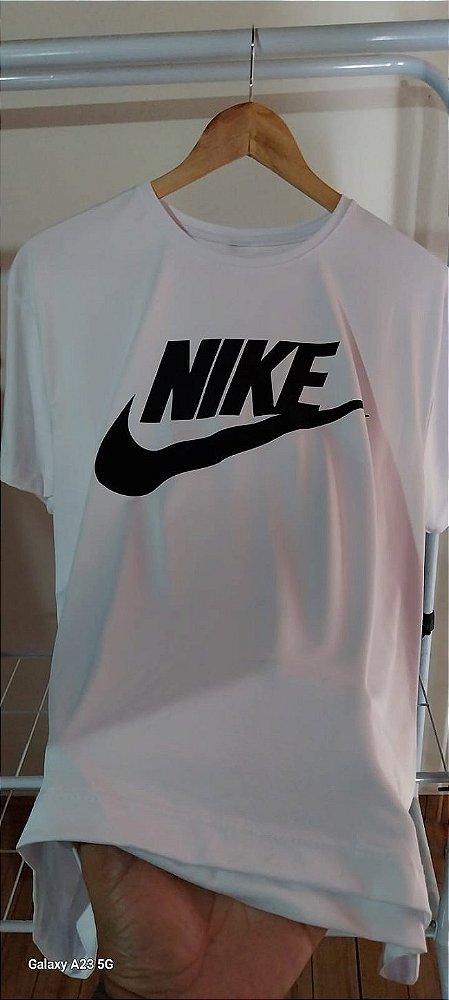 Camiseta Básica de Algodão Fio 30.1- Estampa NIKE