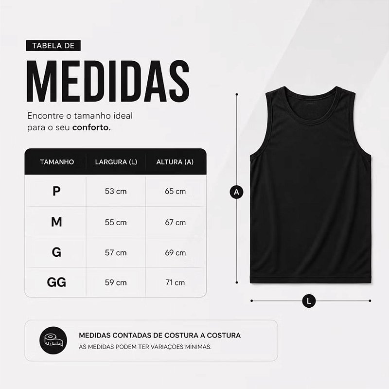 Regatas Dry Fit - Justiceiro
