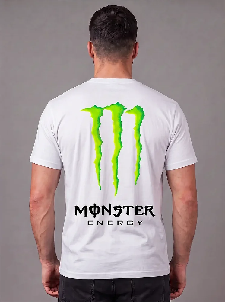 Camiseta básica tecido Dryfit- Monster Energy Unissex
