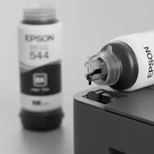 Tinta Epson T544120 T544 Preto | L3150 L3110 L5190 L3250 L3210 5190 3150 3110 | Original 65ml