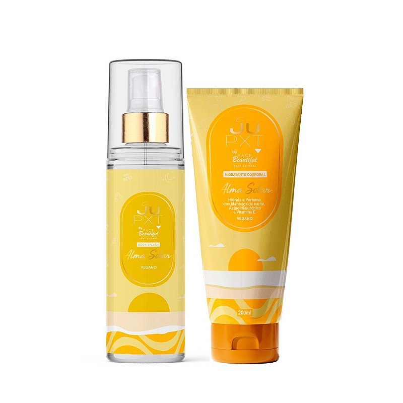 Kit Ju PXT Hidratante Corporal e Body Splash (200ml, Alma Solar)