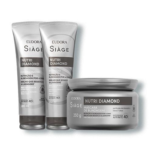Kit Siàge Nutri Diamond Eudora 3 Produtos