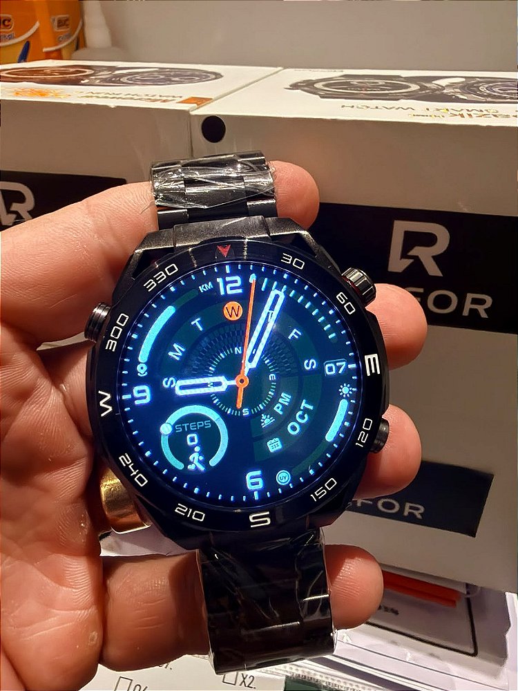 RAFOR MA11 PULSEIRA AÇO PRETO