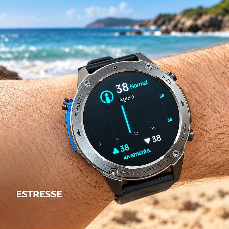 RAFOR Wearzone Brave – GPS Dupla Frequência, Tela AMOLED e Resistência Militar IP69K