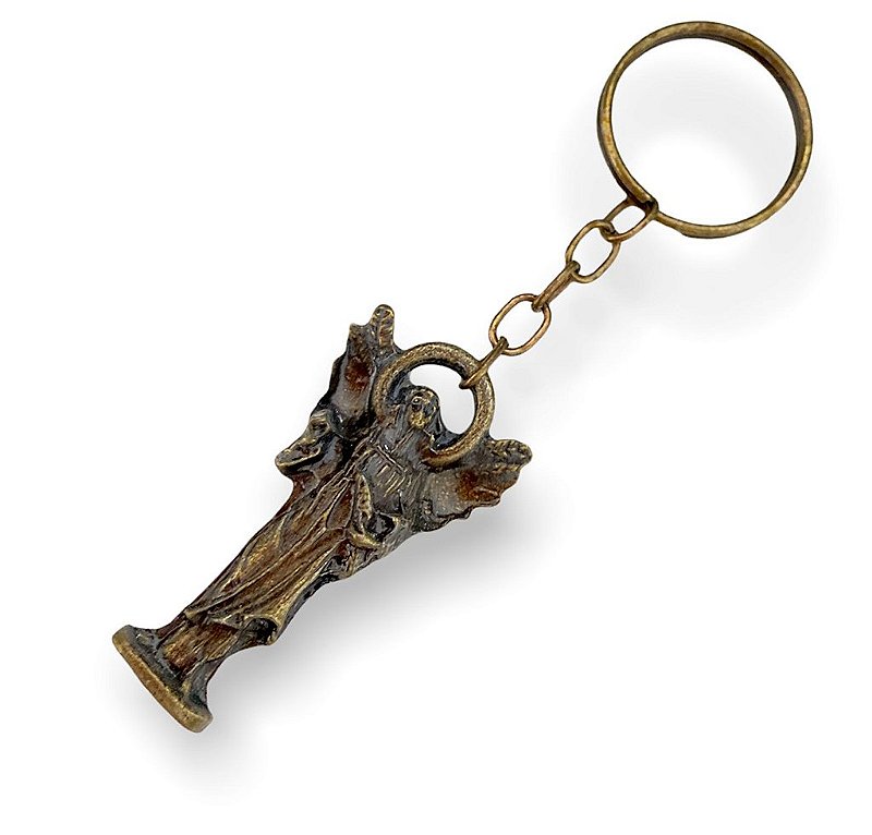 Chaveiro Anjo Rafael Metal Zamak