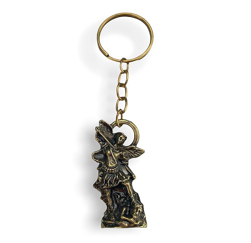 12 Chaveiros De São Miguel Arcanjo Metal Zamak