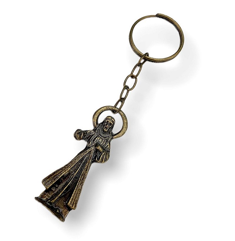 12 Chaveiros De Jesus Misericordioso Metal Zamak