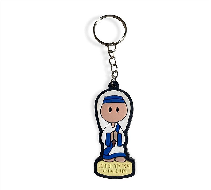 10 Chaveiros Emborrachado Madre Teresa de Calcutá