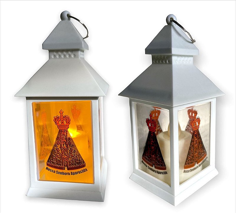 Vela Led Lamparina Decoração Nossa Senhora Aparecida 15cm