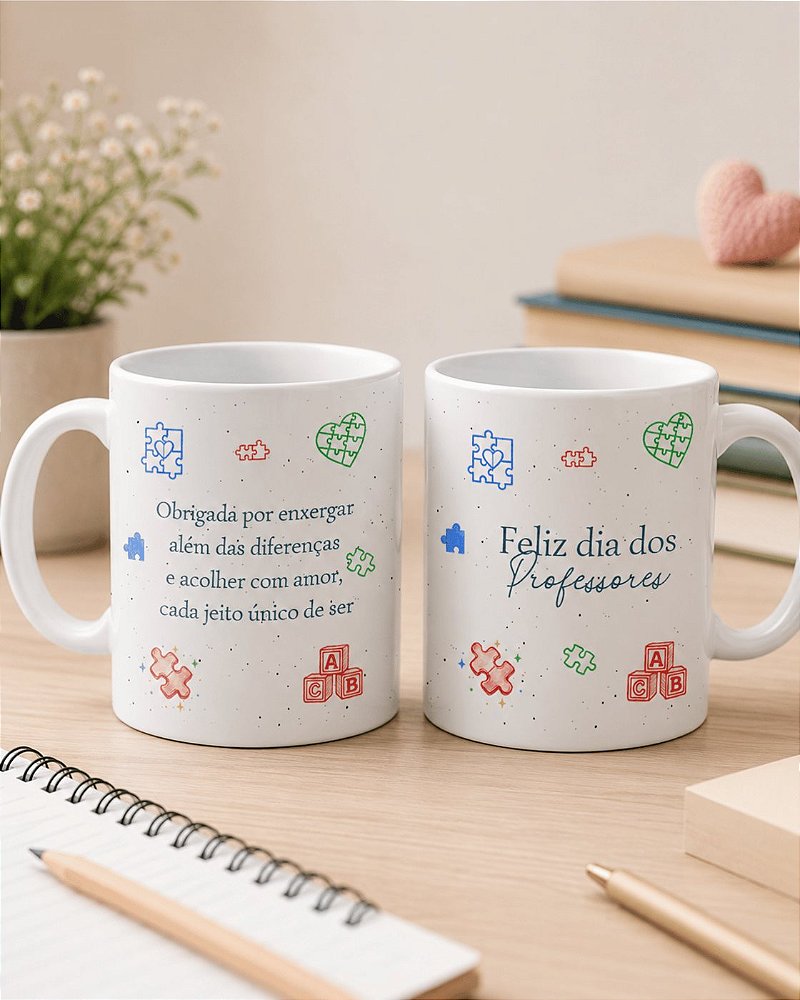 Coleção Dia dos Professores - Canecas