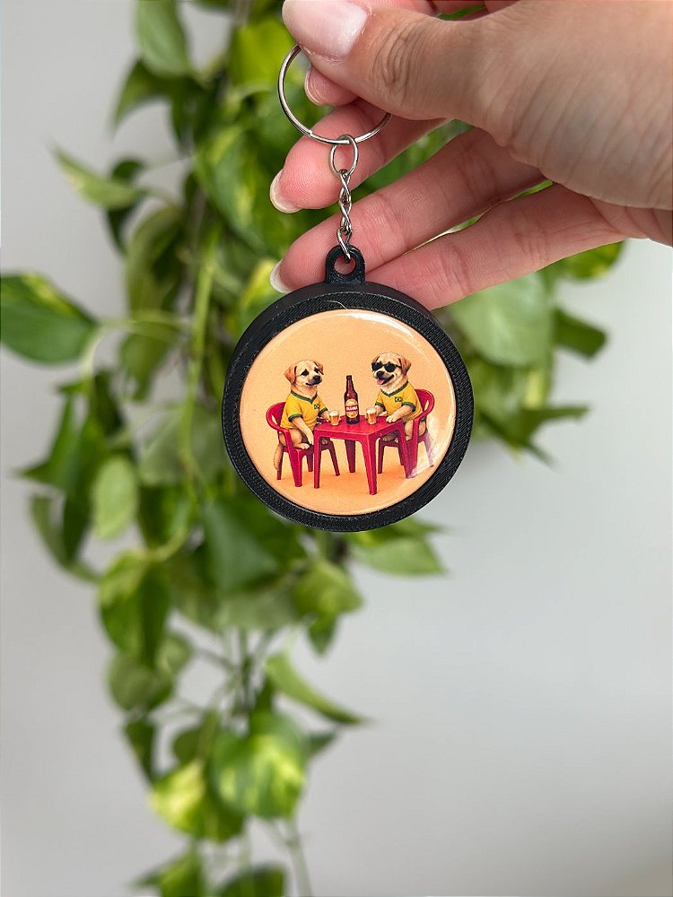 Chaveiro Duas Faces 44mm