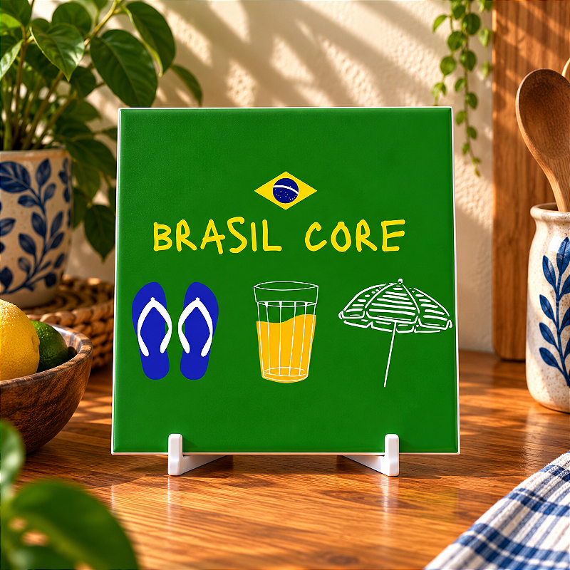 Coleção Brasilidades — Azulejos Frases