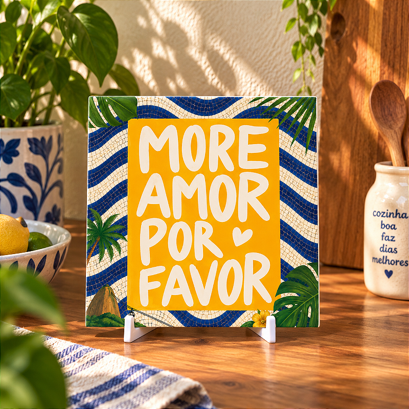 Coleção Brasilidades — Azulejos Frases