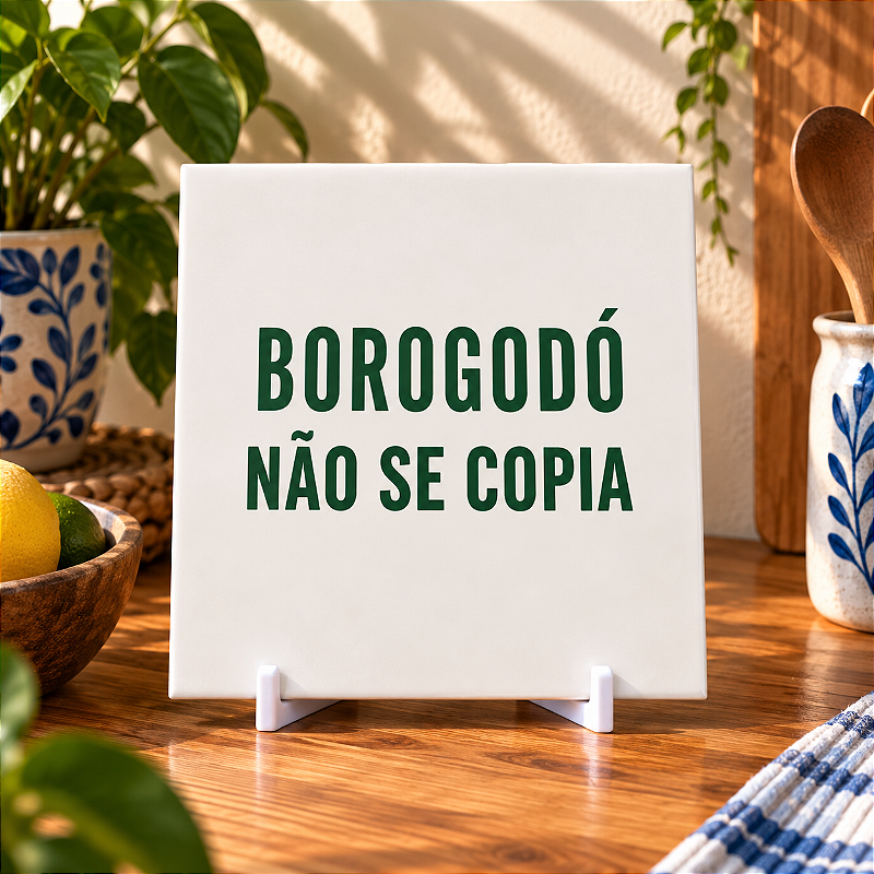 Coleção Brasilidades — Azulejos Frases
