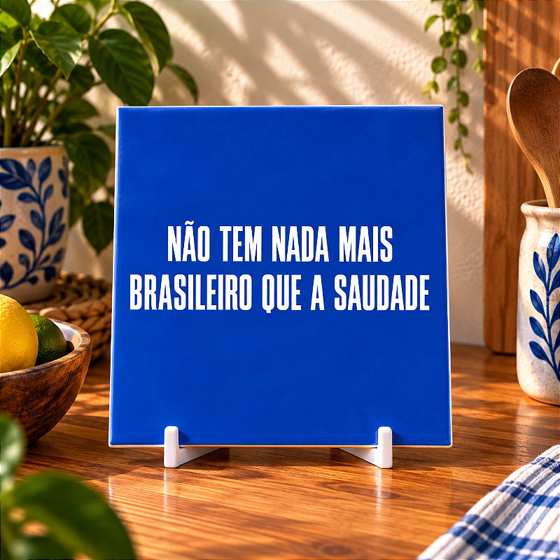 Coleção Brasilidades — Azulejos Frases