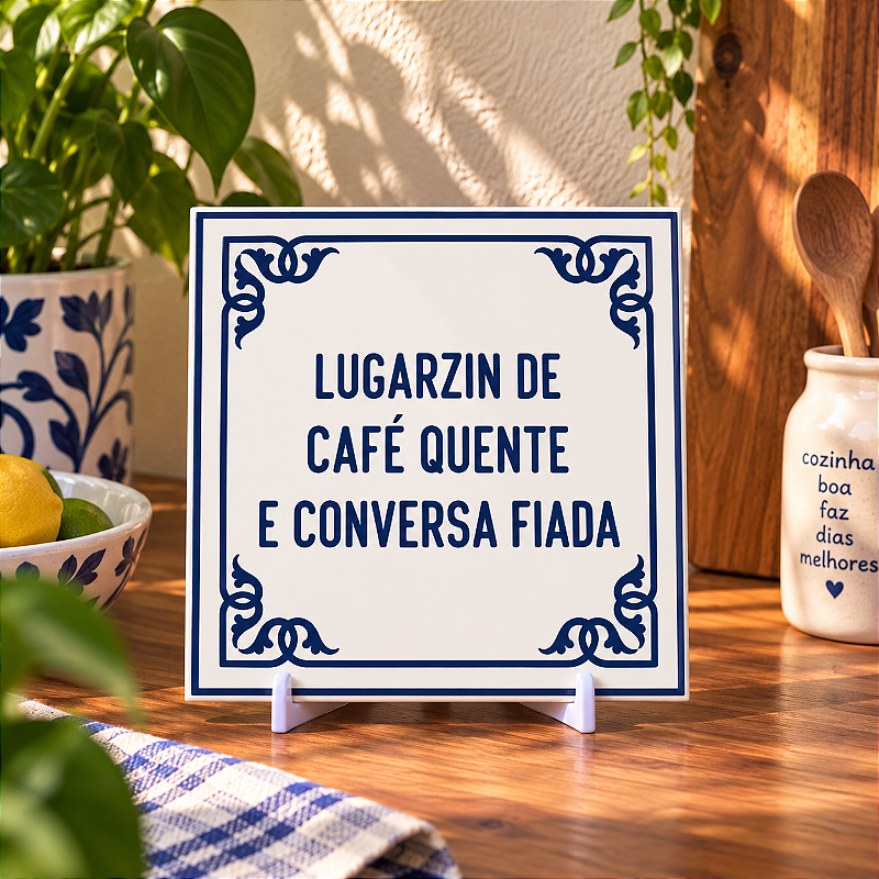 Coleção Brasilidades — Azulejos Frases