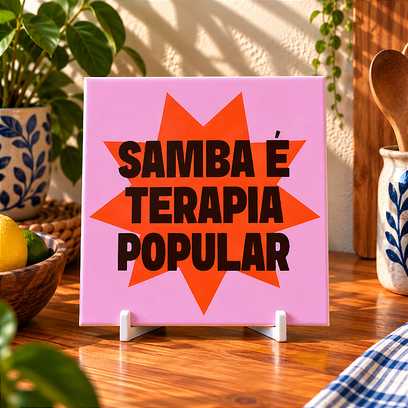 Coleção Brasilidades — Azulejos Frases
